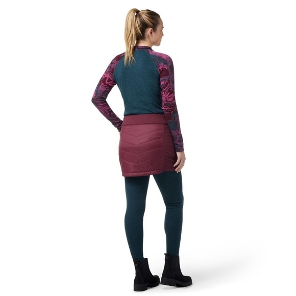 NWT Smartwool Women's Smartloft Pull On Skirt Medium Merino Wool - Picture 2 of 6